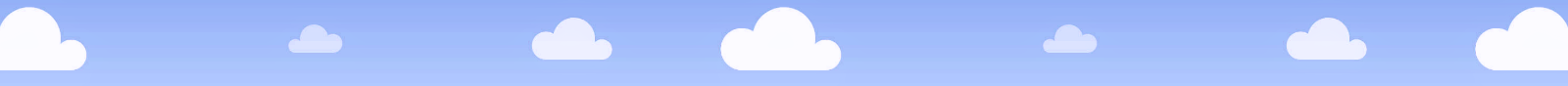 banner with clouds and sky